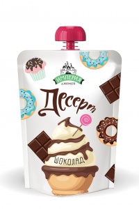 Шоколадный десерт в дой-пак